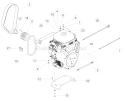 CH6993HáEngineáAssembly Diagram and Parts List for CH6993H 76635 Bear Cat Chipper Shredder